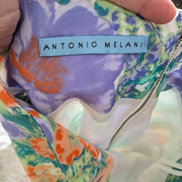 Antonio Melani Floral Pencil Skirt Sz 2 - Picture 7 of 7